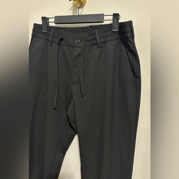 Zara Mens Casual Tapered Leg Trouser Pants With Drawstring & Elastic Waist Sz 32 - Picture 5 of 9